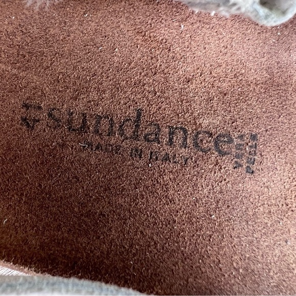 Sundance Italy Moon on the Water Cork Bottom Sandal White Shimmer Sz 10 Comfort - Picture 12 of 16